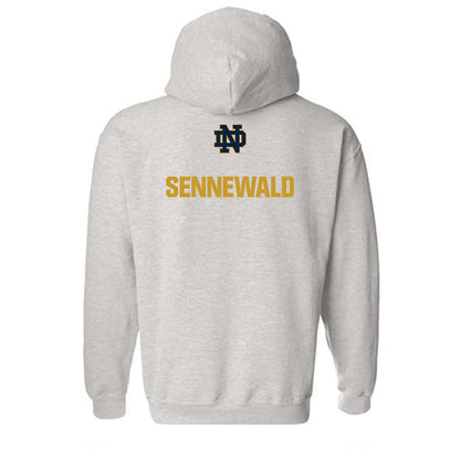 Notre Dame - NCAA Men's Fencing : James Sennewald - Classic Fashion Shersey Hooded Sweatshirt