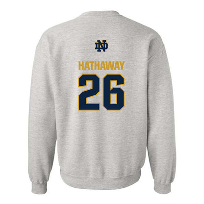  - NCAA Women's Soccer : Melinda Hathaway - Classic Fashion Shersey Crewneck Sweatshirt-1