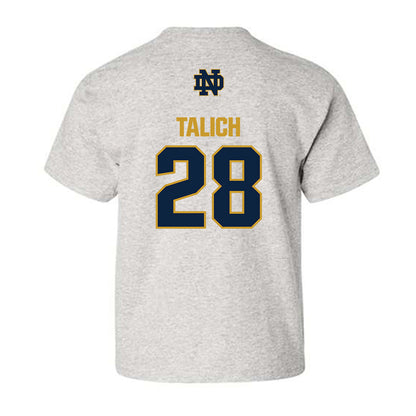 Notre Dame - NCAA Football : Luke Talich - Classic Fashion Shersey Youth T-Shirt-1