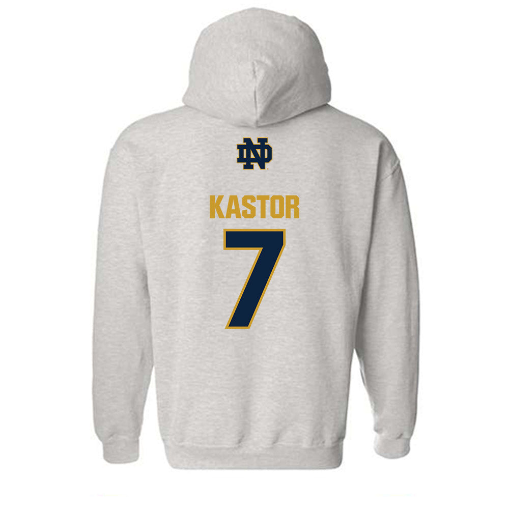 Notre Dame - NCAA Softball : Micaela Kastor - Classic Fashion Shersey Hooded Sweatshirt-1