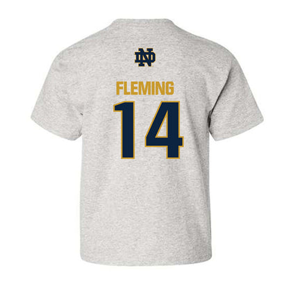 Notre Dame - NCAA Men's Ice Hockey : Maddox Fleming - Classic Fashion Shersey Youth T-Shirt-1