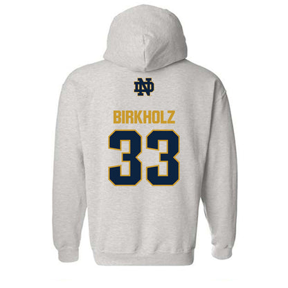 Notre Dame - NCAA Baseball : Radek Birkholz - Classic Fashion Shersey Hooded Sweatshirt