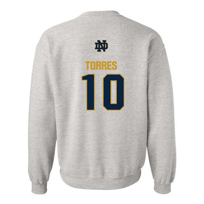 Notre Dame - NCAA Softball : Jillian Torres - Classic Fashion Shersey Crewneck Sweatshirt-1