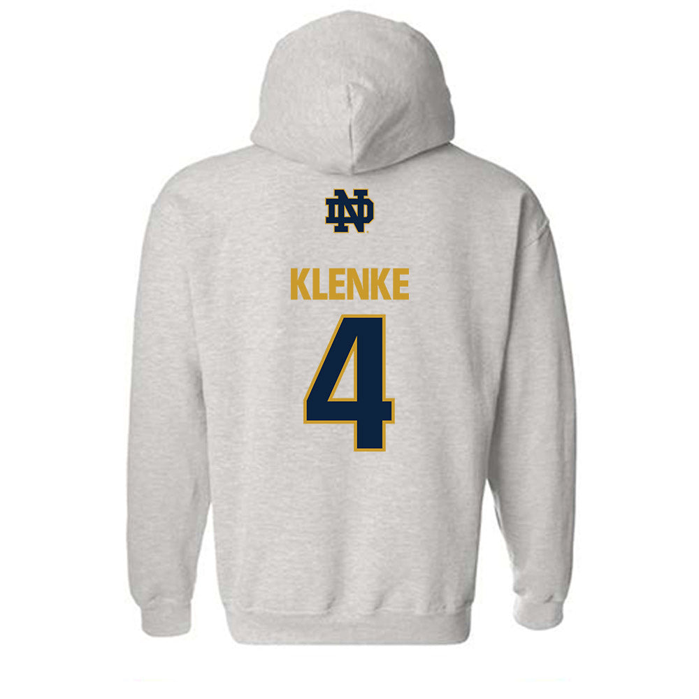 Notre Dame - NCAA Women's Soccer : Leah Klenke - Classic Fashion Shersey Hooded Sweatshirt