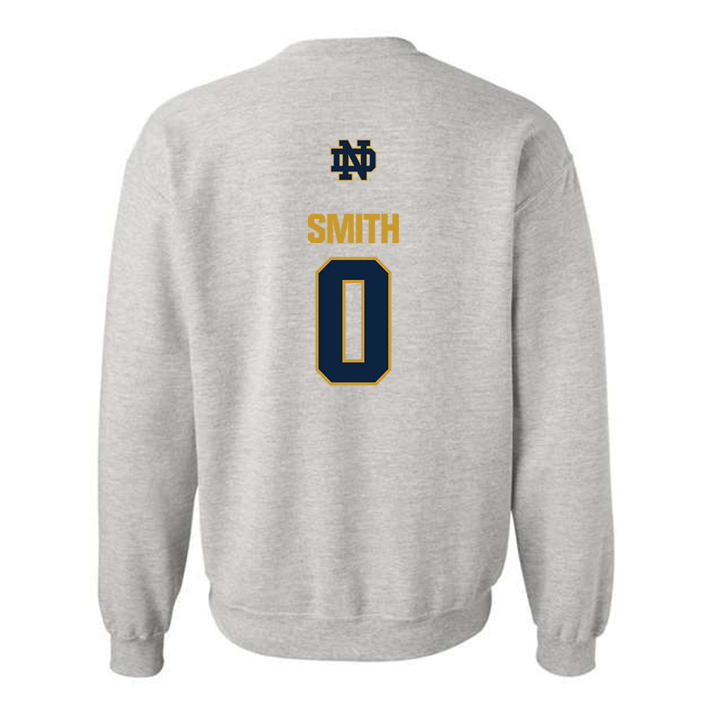Notre Dame - NCAA Football : DeVonta Smith - Classic Fashion Shersey Crewneck Sweatshirt-1