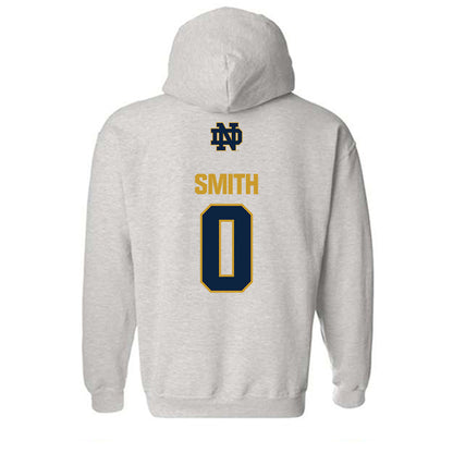 Notre Dame - NCAA Football : DeVonta Smith - Classic Fashion Shersey Hooded Sweatshirt-1