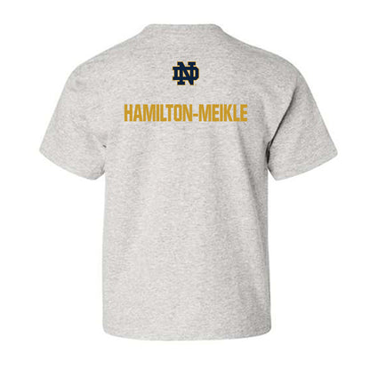 Notre Dame - NCAA Men's Fencing : Jonathan Hamilton-Meikle - Classic Fashion Shersey Youth T-Shirt-1