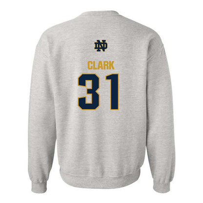 Notre Dame - NCAA Baseball : Evan Clark - Classic Fashion Shersey Crewneck Sweatshirt-1