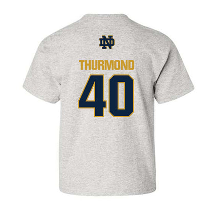 Notre Dame - NCAA Baseball : Eli Thurmond - Classic Fashion Shersey Youth T-Shirt-1