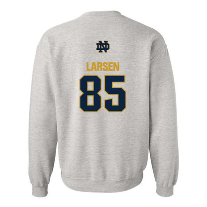 Notre Dame - NCAA Football : Jack Larsen - Classic Fashion Shersey Crewneck Sweatshirt-1