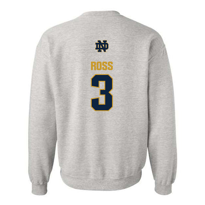 Notre Dame - NCAA Women's Volleyball : Avery Ross - Classic Fashion Shersey Crewneck Sweatshirt