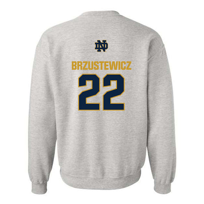 Notre Dame - NCAA Baseball : Parker Brzustewicz - Classic Fashion Shersey Crewneck Sweatshirt