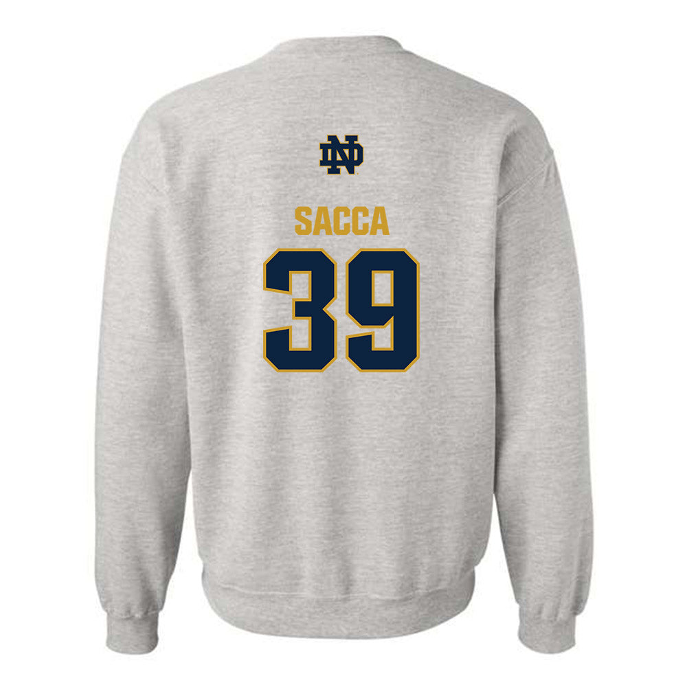 Notre Dame - NCAA Football : Anthony Sacca - Classic Fashion Shersey Crewneck Sweatshirt-1