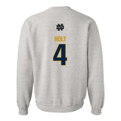 Notre Dame - NCAA Baseball : Jonathan Holt - Classic Fashion Shersey Crewneck Sweatshirt