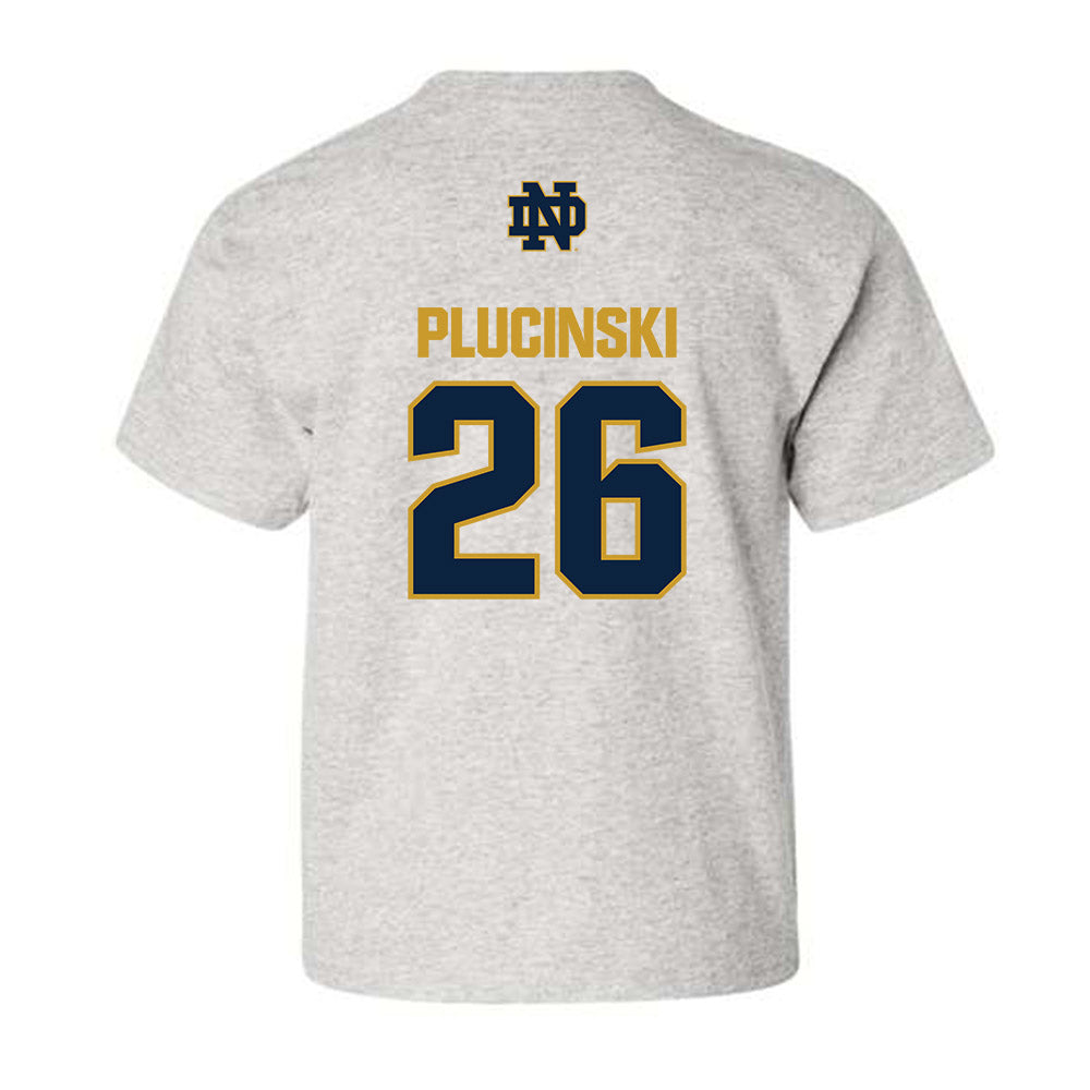 Notre Dame - NCAA Men's Ice Hockey : Zach Plucinski - Classic Fashion Shersey Youth T-Shirt