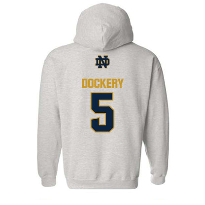 Notre Dame - NCAA Women's Volleyball : Cailey Dockery - Classic Fashion Shersey Hooded Sweatshirt-1