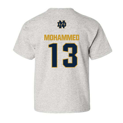 Notre Dame - NCAA Men's Basketball : Sir Mohammed - Classic Fashion Shersey Youth T-Shirt-1