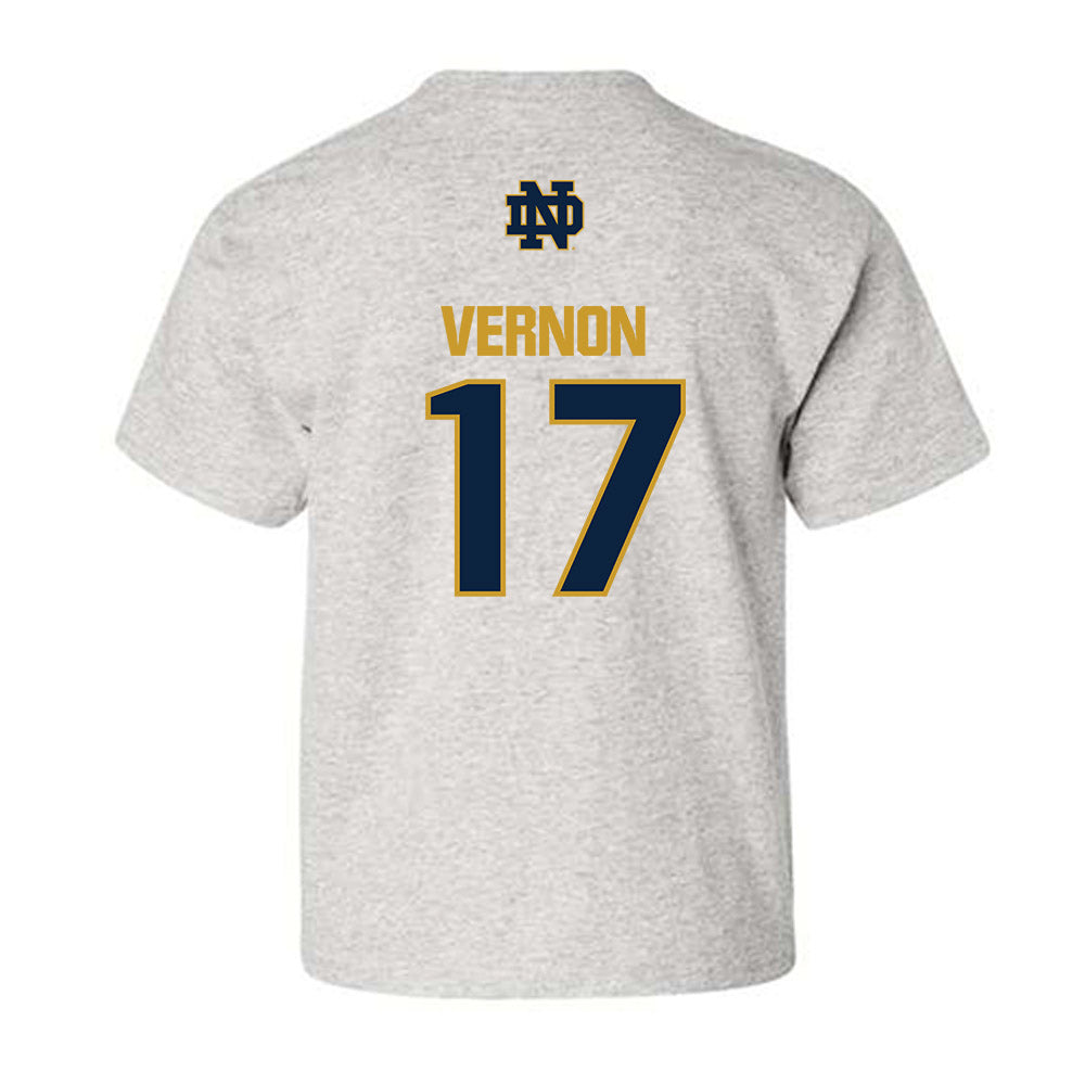 Notre Dame - NCAA Football : Brenan Vernon - Classic Fashion Shersey Youth T-Shirt-1