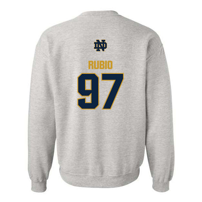 Notre Dame - NCAA Football : Gabriel Rubio - Classic Fashion Shersey Crewneck Sweatshirt-1