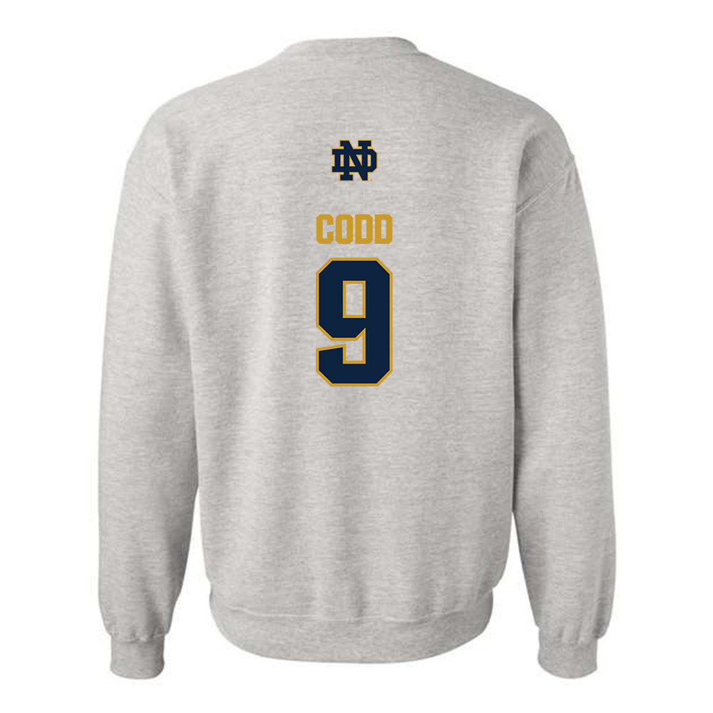 Notre Dame - NCAA Women's Soccer : Charlie Codd - Classic Fashion Shersey Crewneck Sweatshirt-1