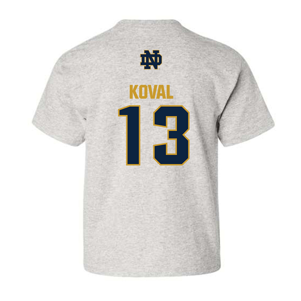 Notre Dame - NCAA Women's Basketball : Kate Koval - Classic Fashion Shersey Youth T-Shirt