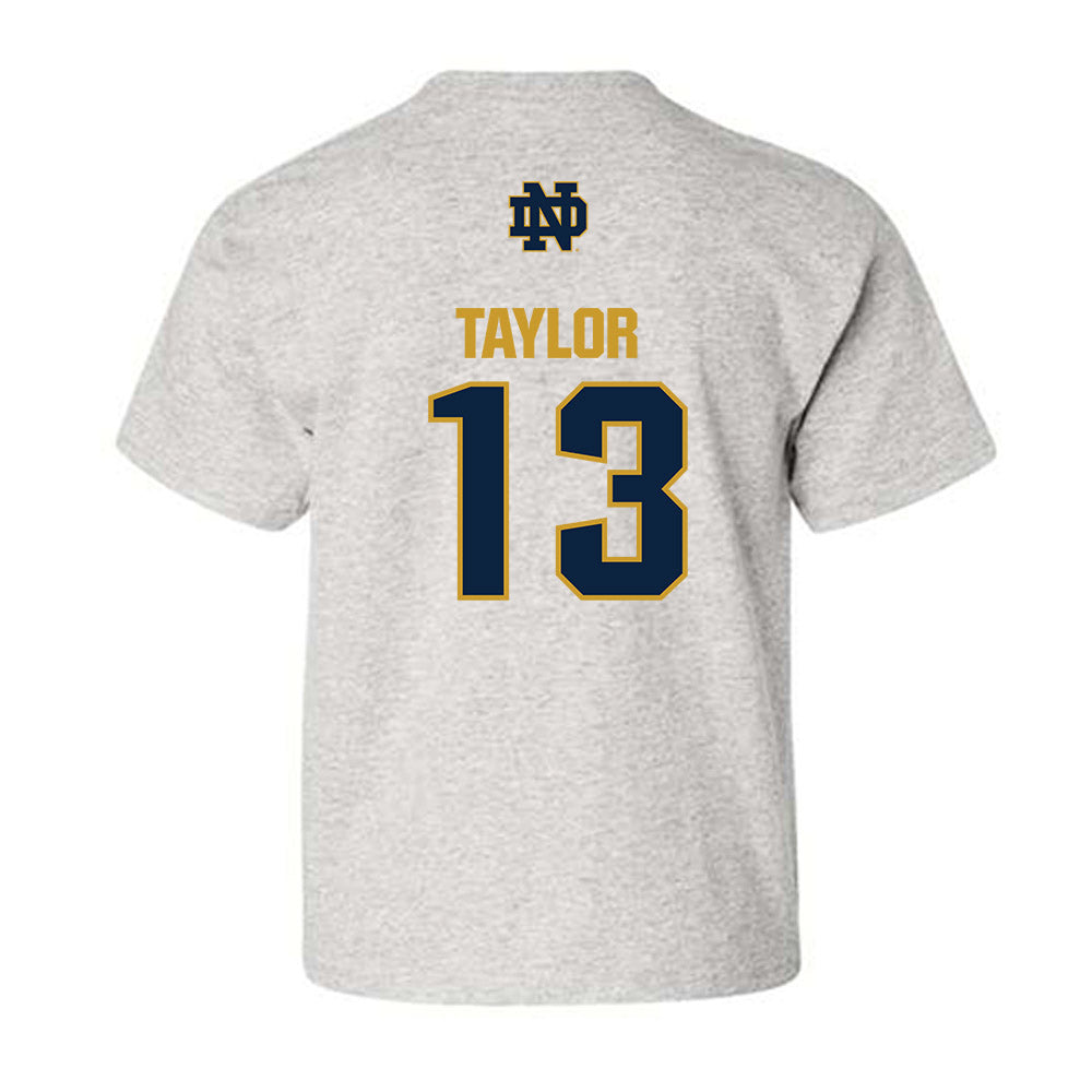 Notre Dame - NCAA Men's Lacrosse : Jake Taylor - Classic Fashion Shersey Youth T-Shirt-1