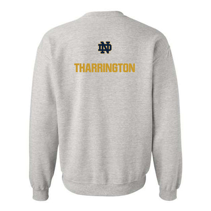 Notre Dame - NCAA Men's Swimming & Diving : Owen Tharrington - Classic Fashion Shersey Crewneck Sweatshirt-1