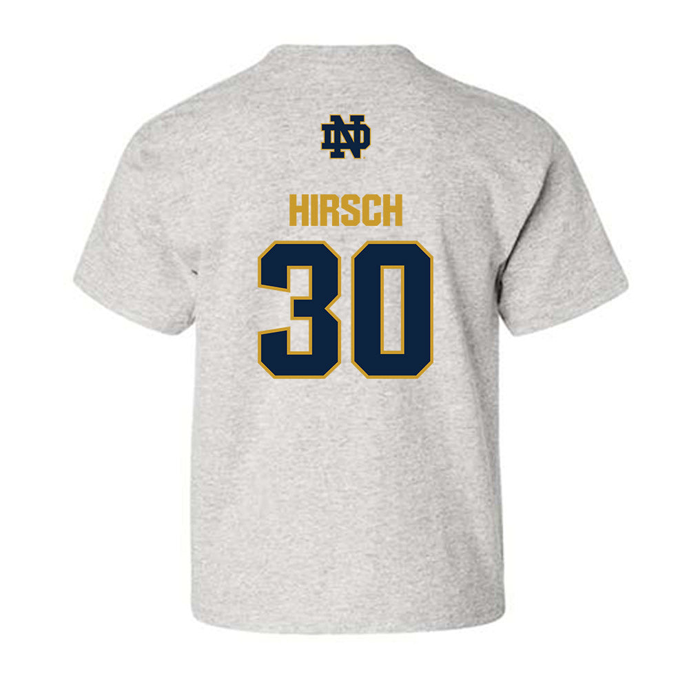 Notre Dame - NCAA Baseball : Xavier Hirsch - Classic Fashion Shersey Youth T-Shirt-1