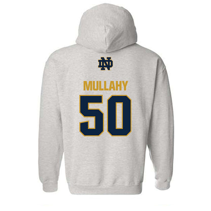 Notre Dame - NCAA Men's Lacrosse : Brendan Mullahy - Classic Fashion Shersey Hooded Sweatshirt-1