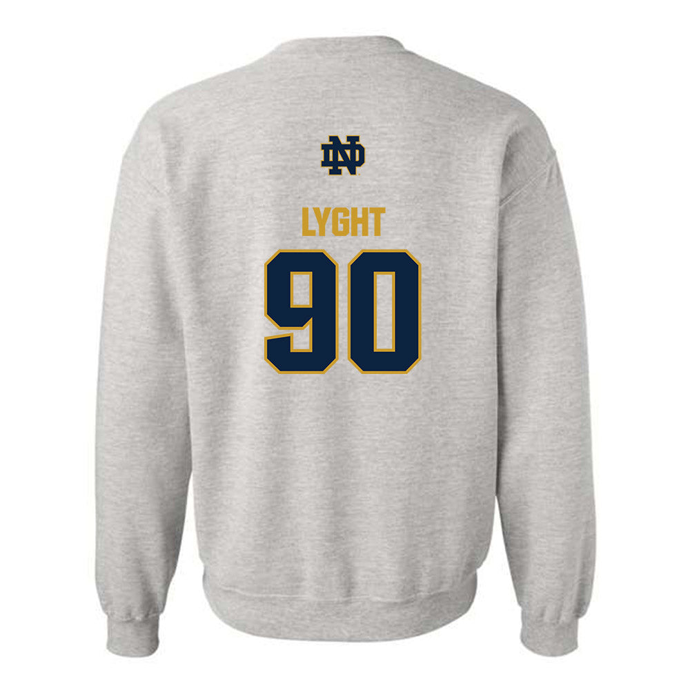 Notre Dame - NCAA Men's Lacrosse : Shawn Lyght - Classic Fashion Shersey Crewneck Sweatshirt