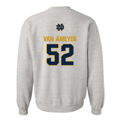 Notre Dame - NCAA Baseball : Chase Van Ameyde - Classic Fashion Shersey Crewneck Sweatshirt