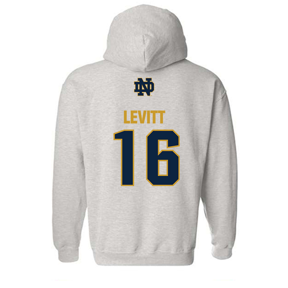 Notre Dame - NCAA Softball : Olivia Levitt - Classic Fashion Shersey Hooded Sweatshirt