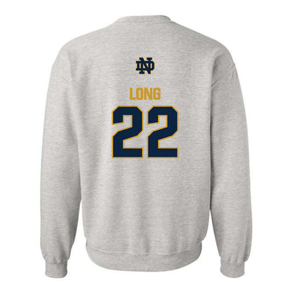 Notre Dame - NCAA Football : Ethan Long - Classic Fashion Shersey Crewneck Sweatshirt-1