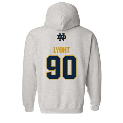 Notre Dame - NCAA Men's Lacrosse : Shawn Lyght - Classic Fashion Shersey Hooded Sweatshirt