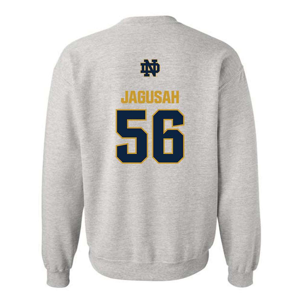 Notre Dame - NCAA Football : Charles Jagusah - Classic Fashion Shersey Crewneck Sweatshirt-1