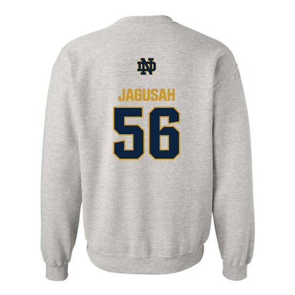 Notre Dame - NCAA Football : Charles Jagusah - Classic Fashion Shersey Crewneck Sweatshirt-1