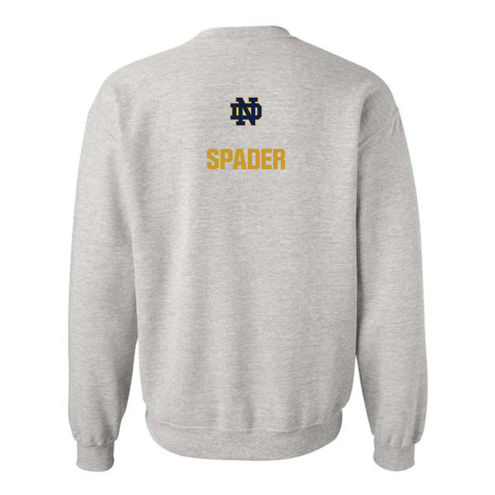 Notre Dame - NCAA Men's Track & Field : Travis Spader - Classic Fashion Shersey Crewneck Sweatshirt