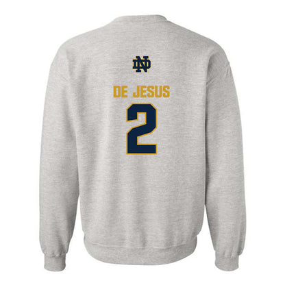 Notre Dame - NCAA Women's Basketball : Vanessa de Jesus - Classic Fashion Shersey Crewneck Sweatshirt-1