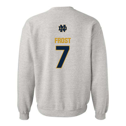 Notre Dame - NCAA Men's Basketball : Ryder Frost - Classic Fashion Shersey Crewneck Sweatshirt-1