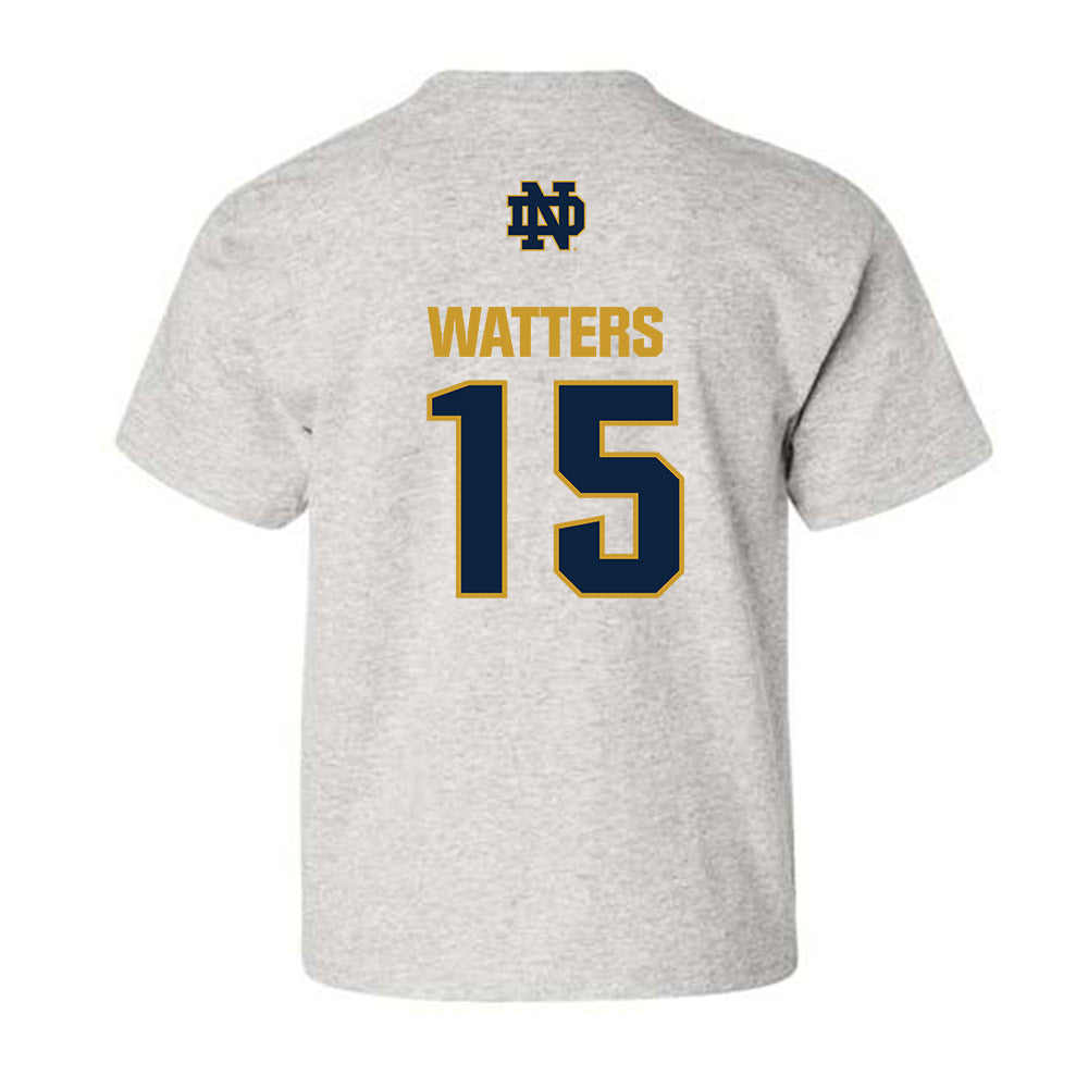 Notre Dame - NCAA Baseball : Brenson Watters - Classic Fashion Shersey Youth T-Shirt