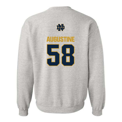 Notre Dame - NCAA Football : Matty Augustine - Classic Fashion Shersey Crewneck Sweatshirt-1