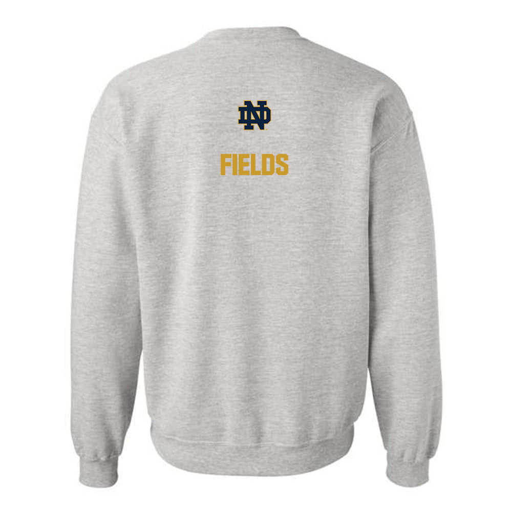 Notre Dame - NCAA Football : Malachi Fields - Classic Fashion Shersey Crewneck Sweatshirt-1