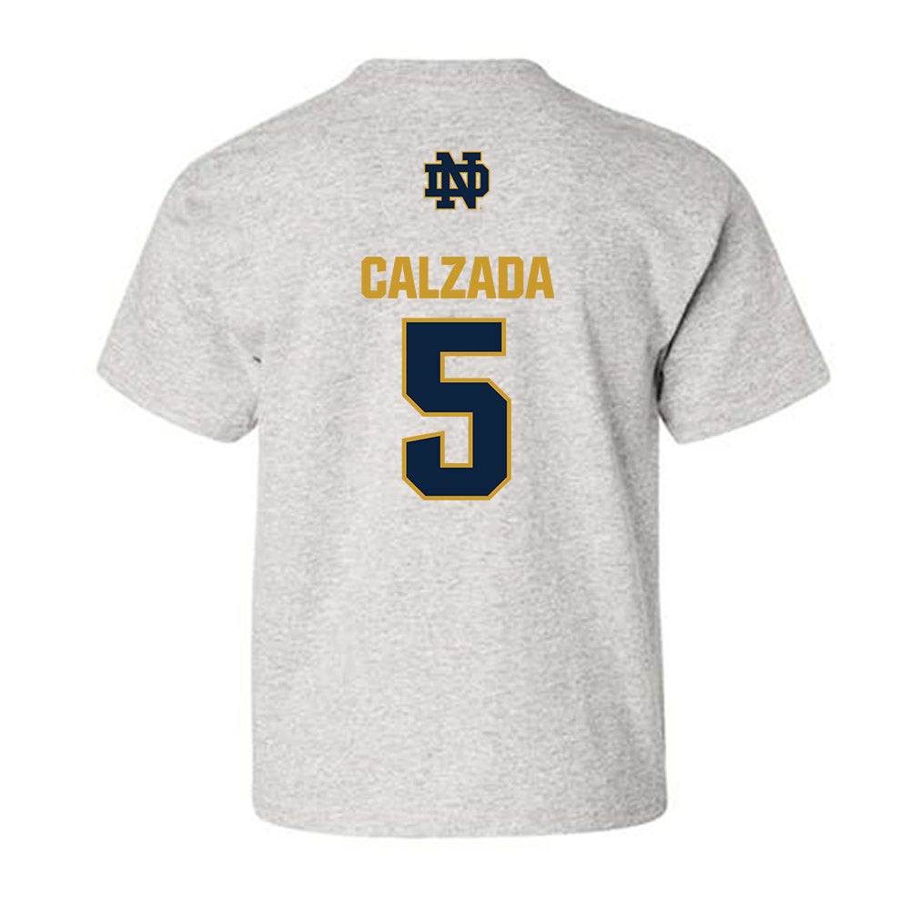 Notre Dame - NCAA Women's Soccer : Carolyn Calzada - Classic Fashion Shersey Youth T-Shirt-1
