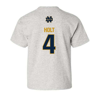 Notre Dame - NCAA Baseball : Jonathan Holt - Classic Fashion Shersey Youth T-Shirt