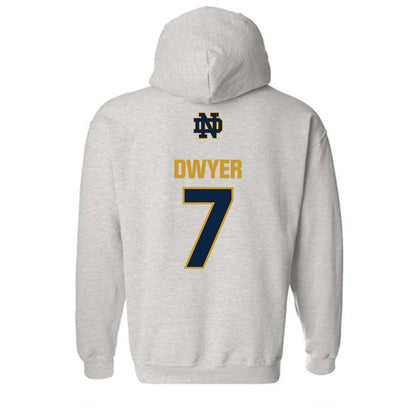 Notre Dame - NCAA Women's Lacrosse : Maeve Dwyer - Classic Fashion Shersey Hooded Sweatshirt-1