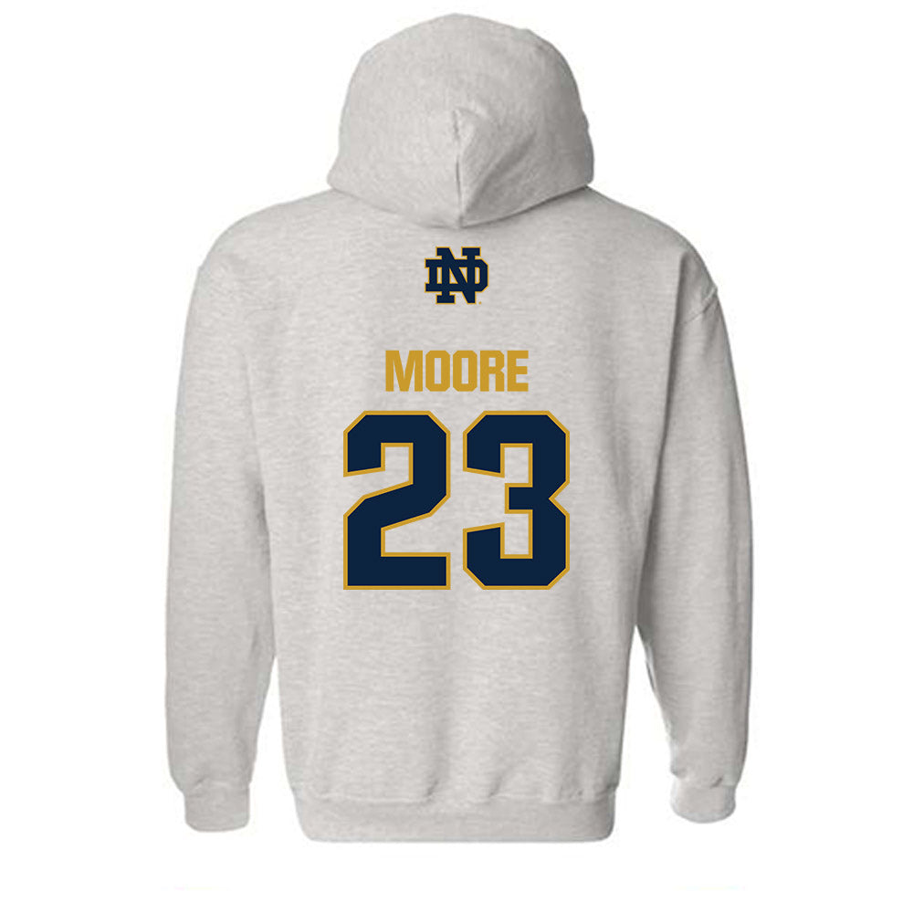 Notre Dame - NCAA Women's Lacrosse : Molly Moore - Classic Fashion Shersey Hooded Sweatshirt-1