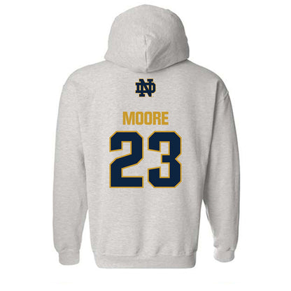 Notre Dame - NCAA Women's Lacrosse : Molly Moore - Classic Fashion Shersey Hooded Sweatshirt-1