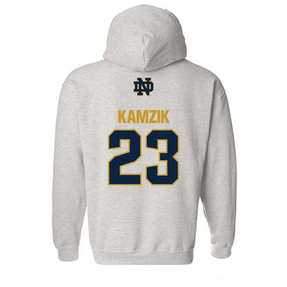 Notre Dame - NCAA Softball : Kamryn Kamzik - Classic Fashion Shersey Hooded Sweatshirt-1