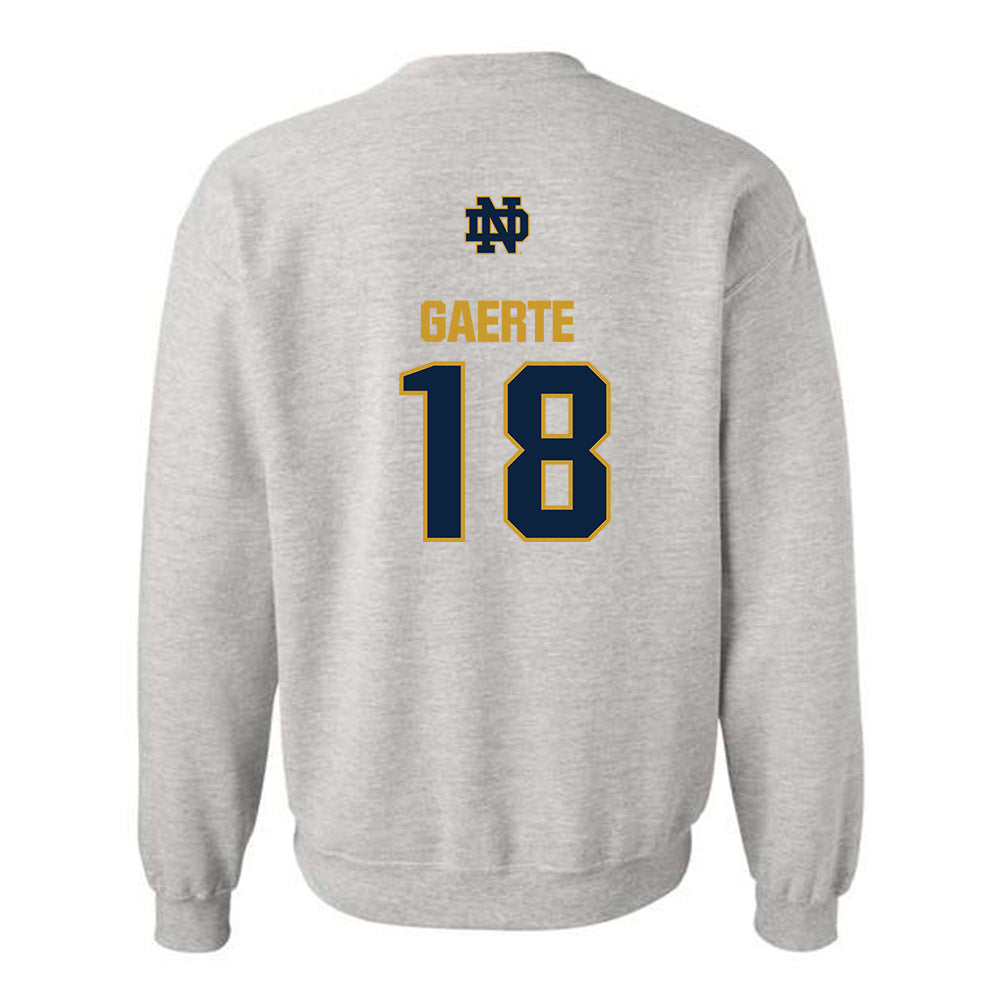 Notre Dame - NCAA Women's Volleyball : Morgan Gaerte - Classic Fashion Shersey Crewneck Sweatshirt