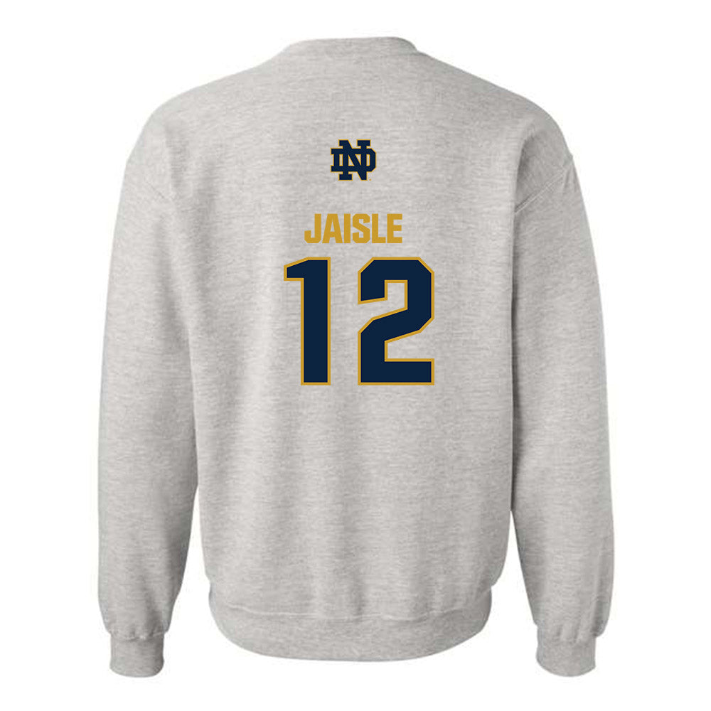 Notre Dame - NCAA Baseball : Will Jaisle - Classic Fashion Shersey Crewneck Sweatshirt-1